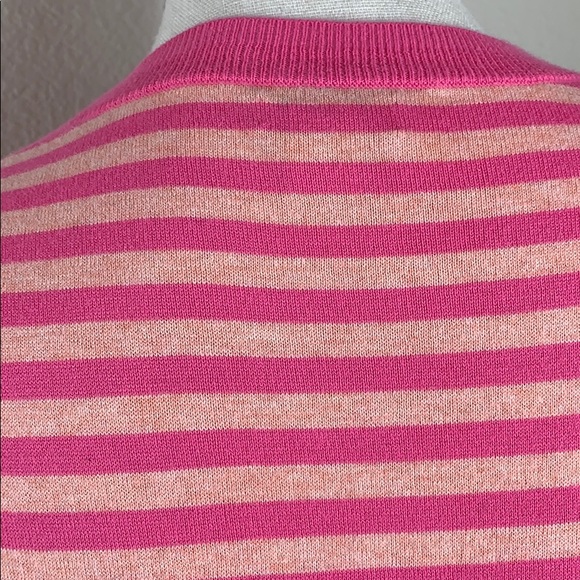 J.Crew pink striped sleeveless top - Picture 4 of 5